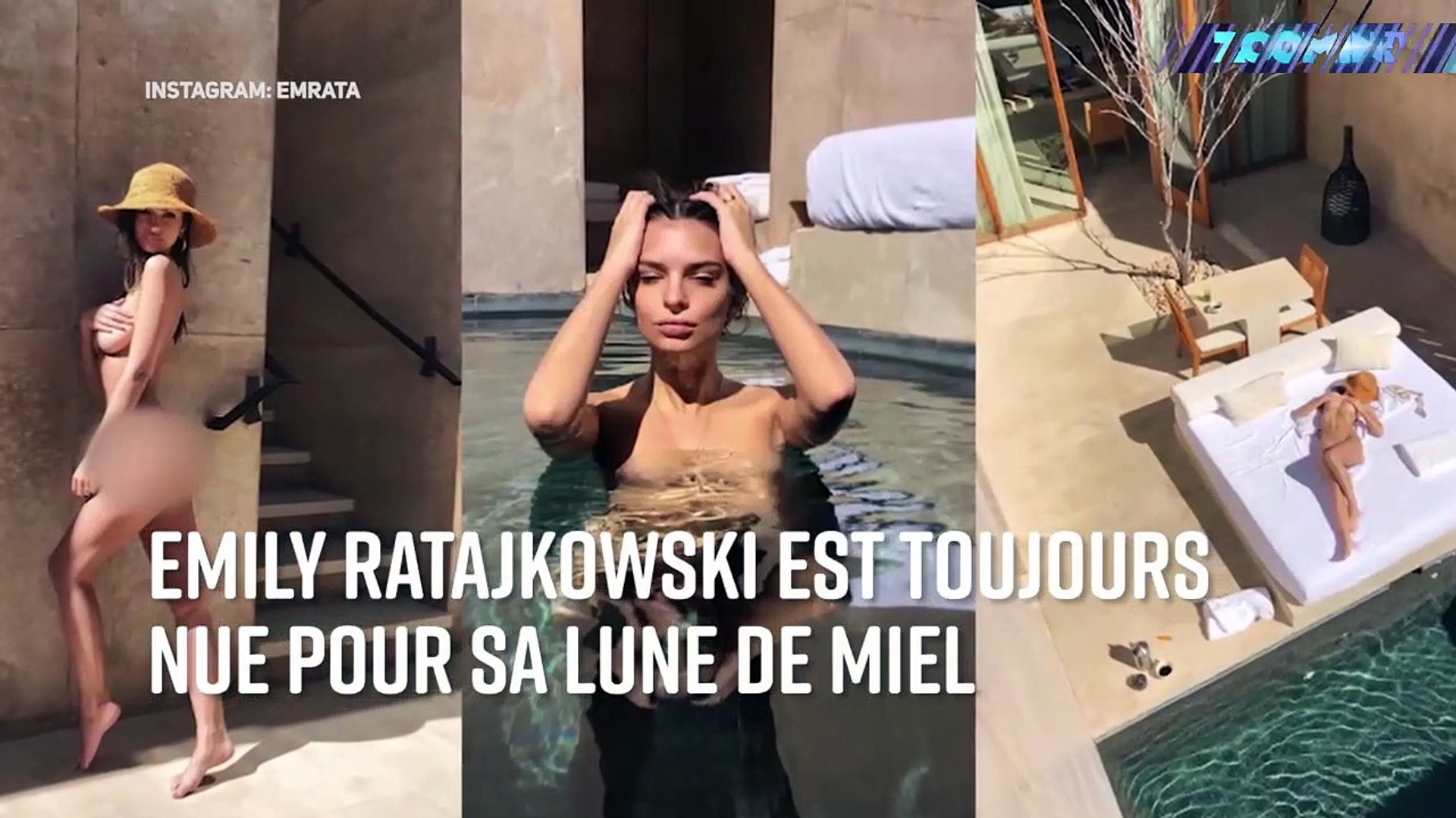 Emily Ratajkowski, nue pour sa lune de miel