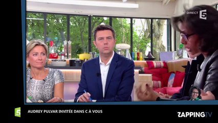 Audrey Pulvar très émue sur le plateau de C à vous