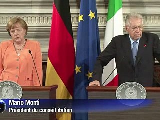 Nuages dissipés entre Italie et Allemagne au sommet de Rome