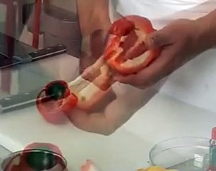 Gaspacho épicé au vinaigre balsamique blanc