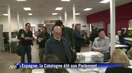 La Catalogne élit son Parlement sur fond d'enjeu indépendantiste