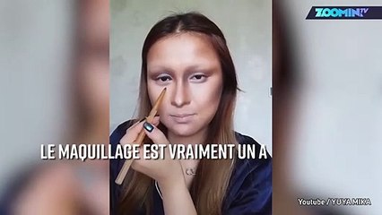 Cette artiste se transforme en tableau vivant