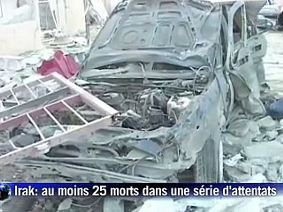 Irak: au moins 25 morts dans plusieurs attentats