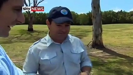 Des requins sur un parcours de golf !