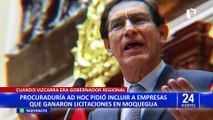 Martín Vizcarra: PJ evalúa incorporación de 4 constructoras en proceso contra expresidente