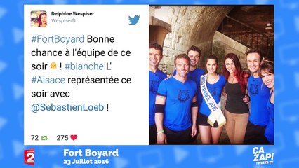 Bains de boue, cylindres... Les internautes encouragent Miss France dans Fort Boyard !