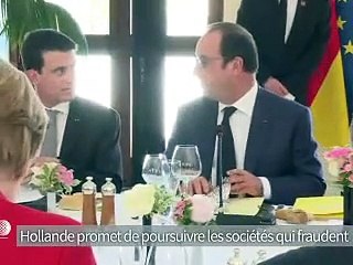 Réfugiés : Hollande et Merkel affichent optimisme et unité