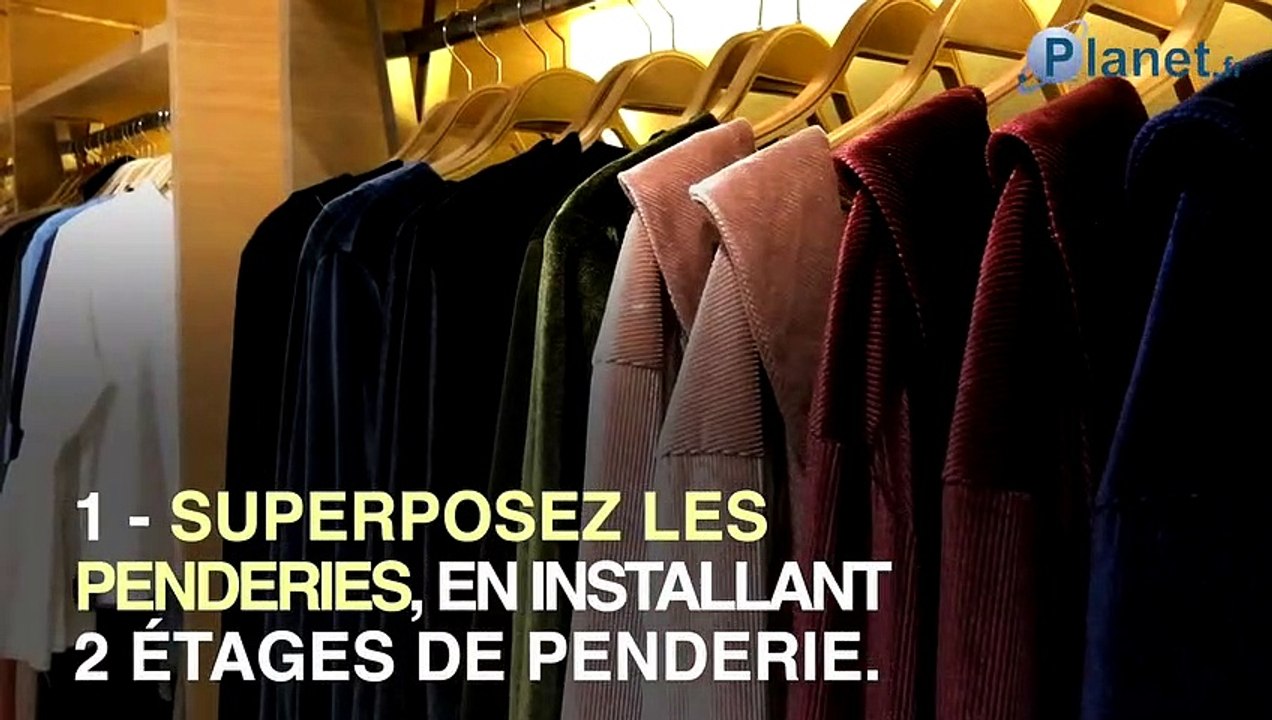 10 astuces pour optimiser votre dressing