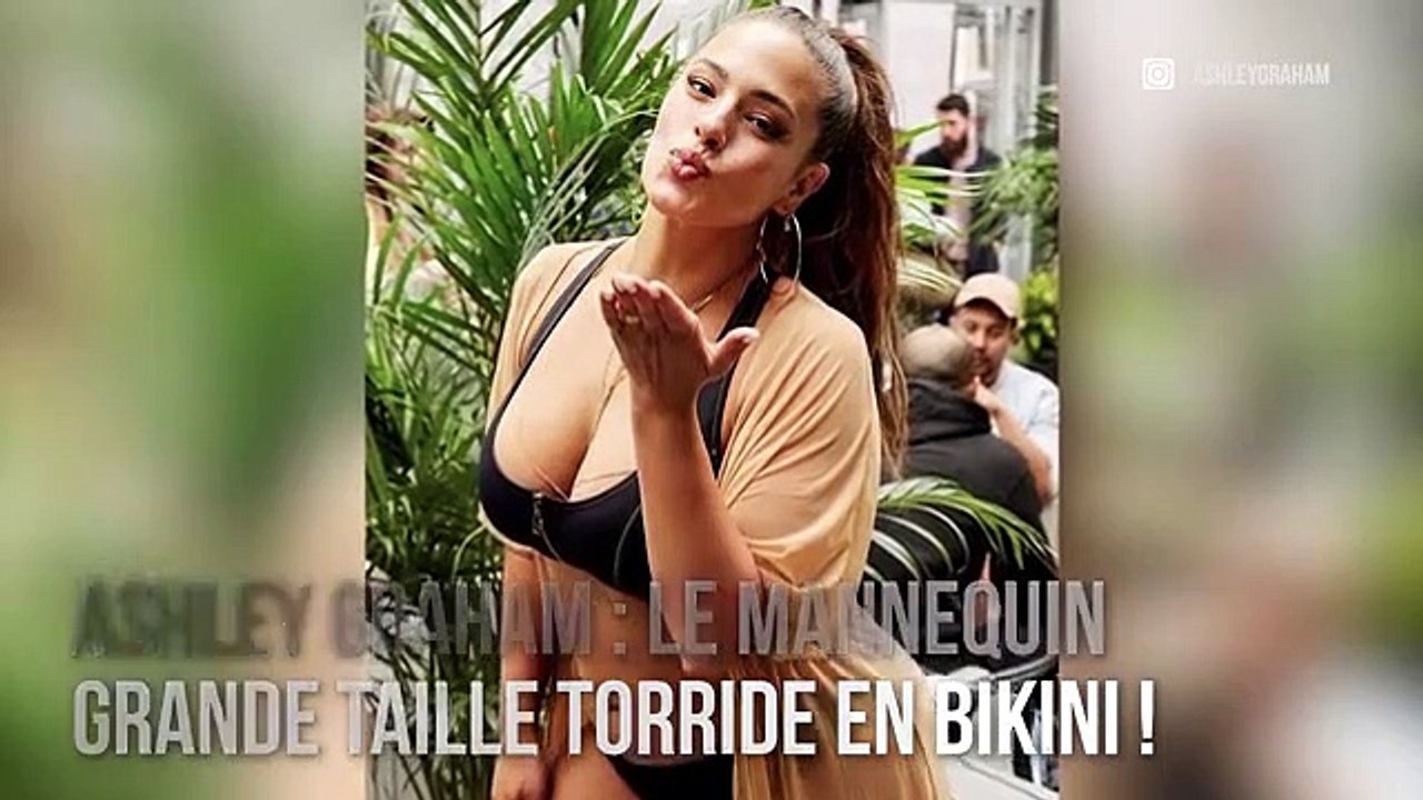 CALIENTE : Ashley Graham : Le mannequin grande taille torride en bikini !