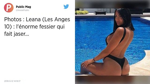 Revue de tweets : La toile sous le choc après le shooting sexy de Léana dans Les Anges !