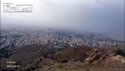 Une impressionnante tempête de sable s'abat sur Téhéran
