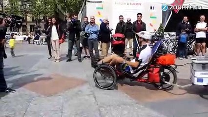 À la conquête de l'Europe à pied ou sur un vélo solaire