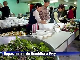 Un repas autour de Bouddha pour financer la construction de la pagode d'Evry