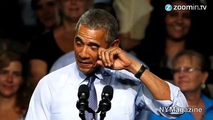 L'Amérique s'émeut des larmes de Barack Obama