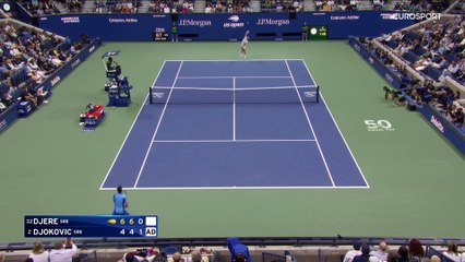 Le point du réveil ? Le break du 3e set de Djokovic qui l'a relancé face à Djere