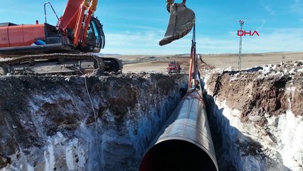 Pénurie d'eau potable à Sivas： Le niveau de l'eau a baissé au barrage du 4 septembre