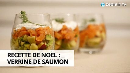 Recette de Noël : verrines saumon-avocat à la française