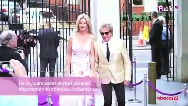 Rod Stewart et Penny Lancaster : un couple très complice au bal des Caudwell Children