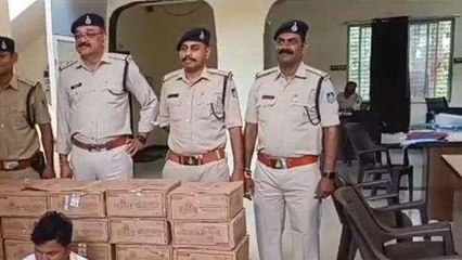 बुरहानपुर: अवैध शराब का परिवहन करते आरोपी गिरफ्तार,पुलिस पूछताछ जारी