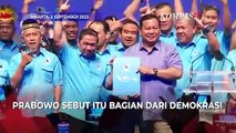 Reaksi Prabowo Ditanya PKB Keluar dari Koalisi dengan Gerindra