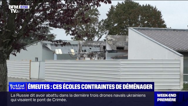 Dégradée pendant les émeutes, cette école des Yvelines a dû déménager