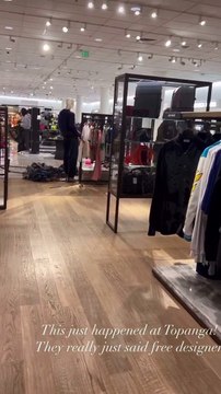 La police Californienne face à des raids de dizaines de voleurs qui débarquent et pillent des boutiques de luxe ou des grands magasins sans violence