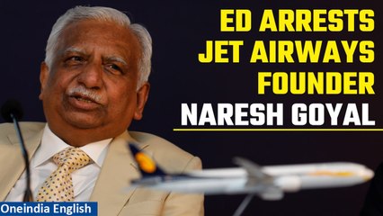 Video herunterladen: Jet Airways founder Naresh Goyal arrested in alleged money-laundering case | Oneindia News