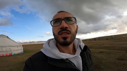 TANRI DAĞLARINDA İLK GÜN.. Ağustos Ayında Kar Yağışı..