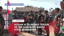 Kodam III Siliwangi Terjun ke TPA Sarimukti Bantu Atasi Kebakaran