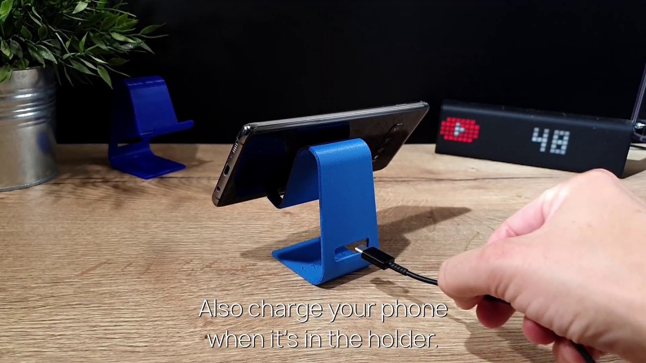 Phone Stand 3D Print - 3D Printed Phone Holder - Phone Stand STL - Functional 3D Prints