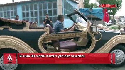İki usta 90 model Kartal'ı öyle bir tasarladı ki görenler gözlerine inanamadı