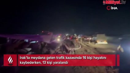 Irak'ta katliam gibi trafik kazası