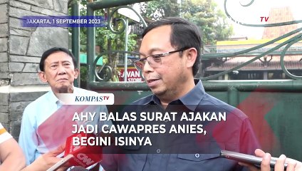AHY Balas Surat Ajakan Cawapres Anies, Begini Isinya