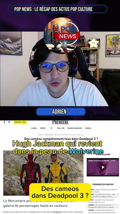 Des cameos de folie dans DEADPOOL 3 !