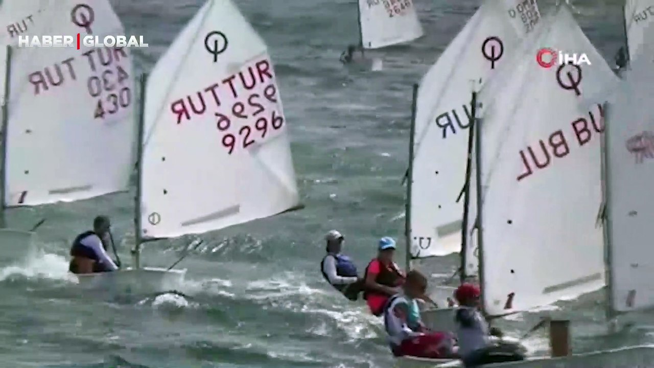 Marmara Denizi'nde 5 ülkenin katılımıyla yelken yarışları başladı