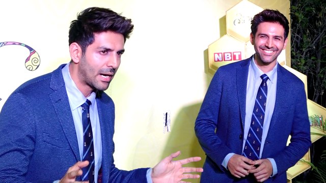Kartik Aaryan Wins Man Of The Year Award At NBT Awards