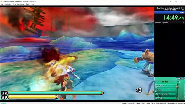 Marineford Mode 44:42.03 - Speedrun One Piece Unlimited Cruise SP 2