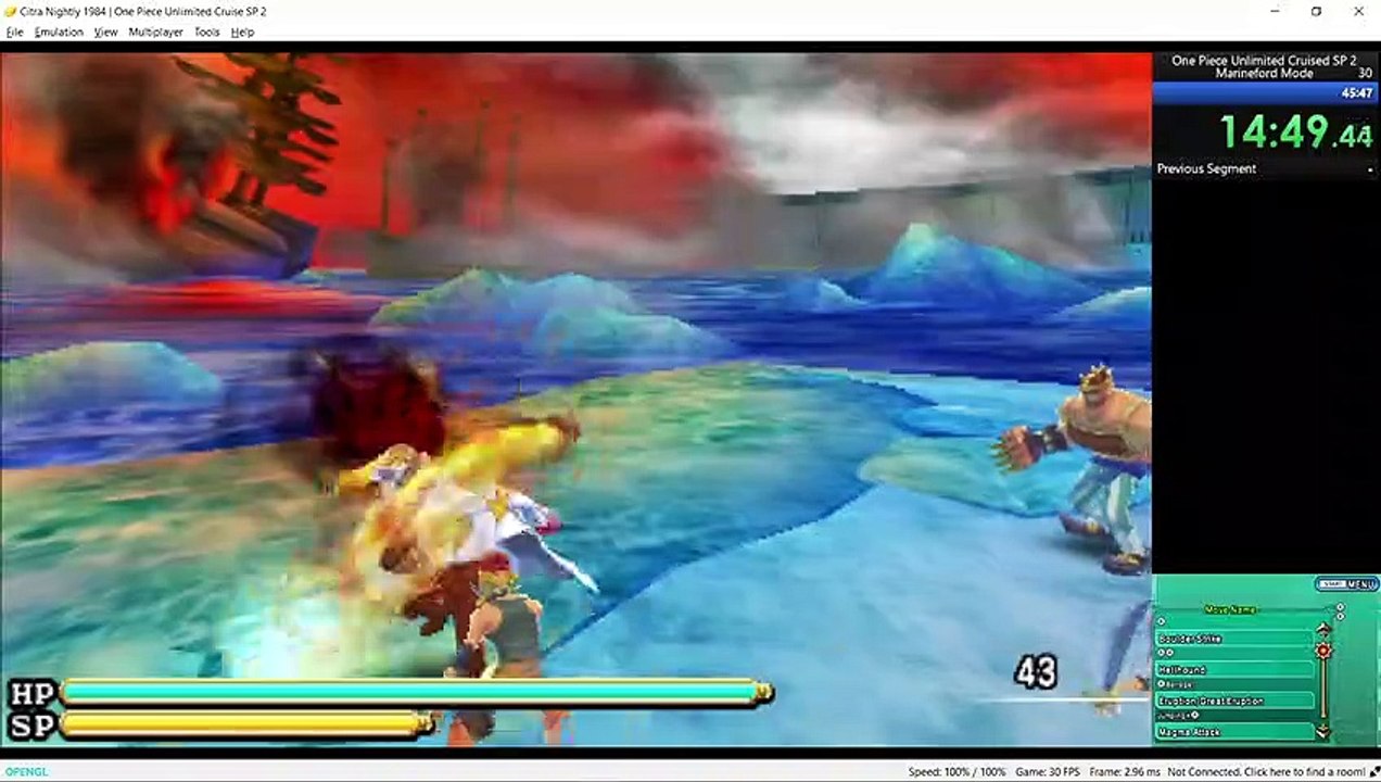 Marineford Mode 44:42.03 - Speedrun One Piece Unlimited Cruise SP 2