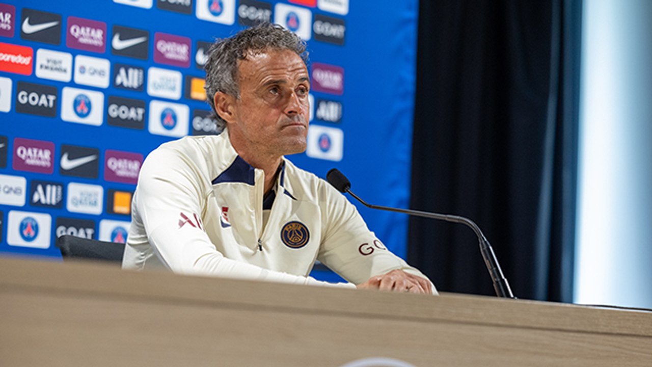 Replay : Conférence de presse de Luis Enrique avant Lyon