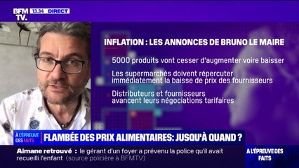 Selon le journaliste Olivier Dauvers, "depuis le mois de juin, il n'y a plus d'inflation alimentaire par rapport au moins précédent"