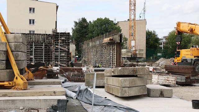 Krakow BUDOWA SZKOLY ULICA GROCHOWA