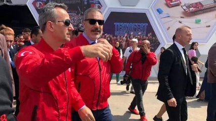 Dışişleri Bakanı Hakan Fidan, TEKNOFEST'i ziyaret etti