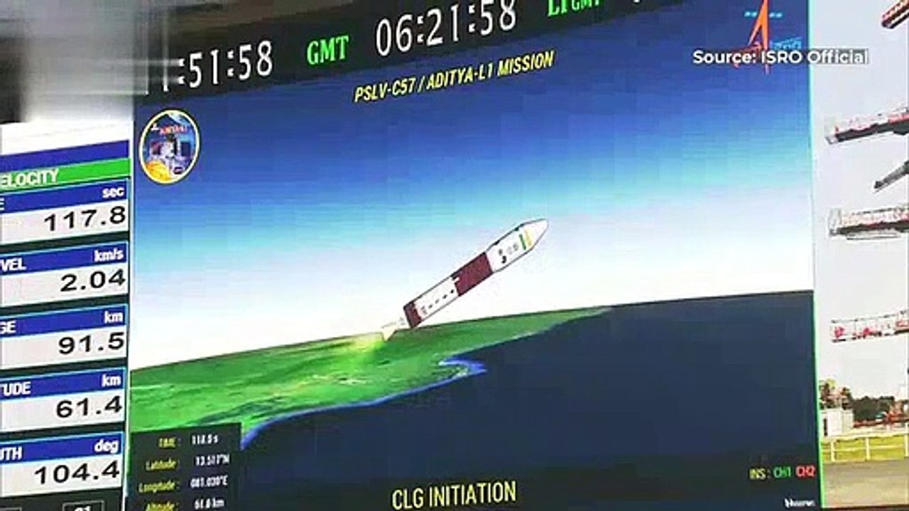 Aditya L-1  ISRO Sun Mission is launch with PSLV from Sriharikoto successfuly