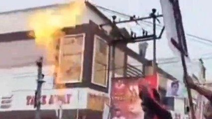 ఎన్టీఆర్ జిల్లా: బెజవాడలో రచ్చ చేసిన పవన్ అభిమానులు