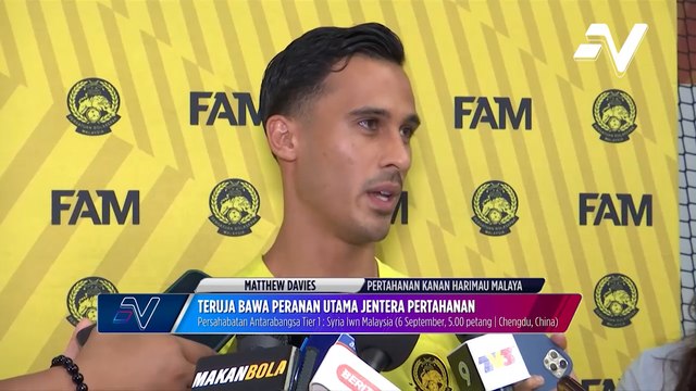 Matt Davies teruja bawa peranan utama jentera pertahanan skuad Harimau Malaya!