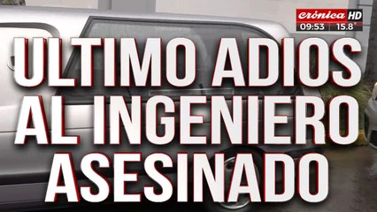 Útimo adios al ingeniero asesinado en Palrermo
