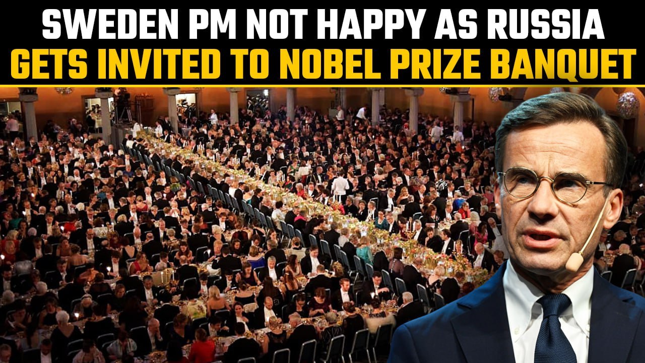 Nobel Prize organisers invite Russia, Belarus; draws flak from Sweden PM Kristersson | Oneindia News