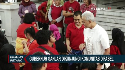 Dikunjungi Komunitas Difabel, Gubernur Ganjar Singgung Soal Inklusifitas
