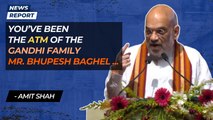 “You’ve been the ATM of the Gandhi Family Mr. Bhupesh Baghel”, Amit Shah in Chhattisgarh | PM Modi