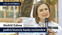 Xóchitl Gálvez pedirá licencia hasta noviembre